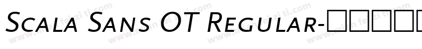 Scala Sans OT Regular字体转换